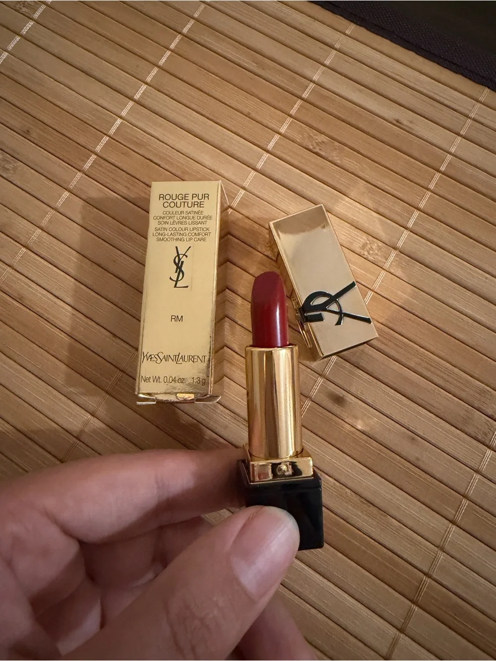 Yves Saint Laurent rouge put couture mini in shade Rouge Muse